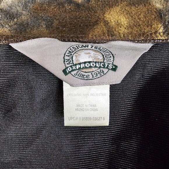 10X Products Camouflage Jacket Medium Mossy Oak Realtree Advantage Wind Proof - Picture 9 of 14